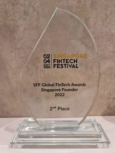 Validus wins Singapore FinTech award at SFF Global Fintech Awards 2022